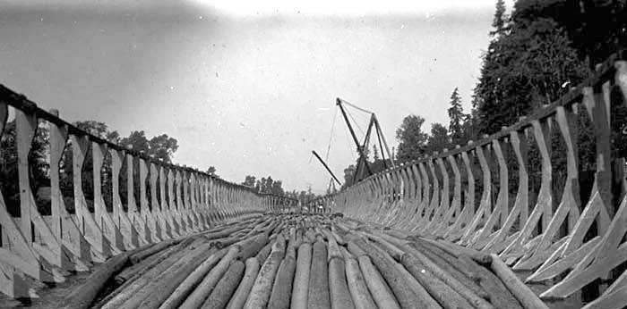 logs floating inside cradle on Columbia.jpg