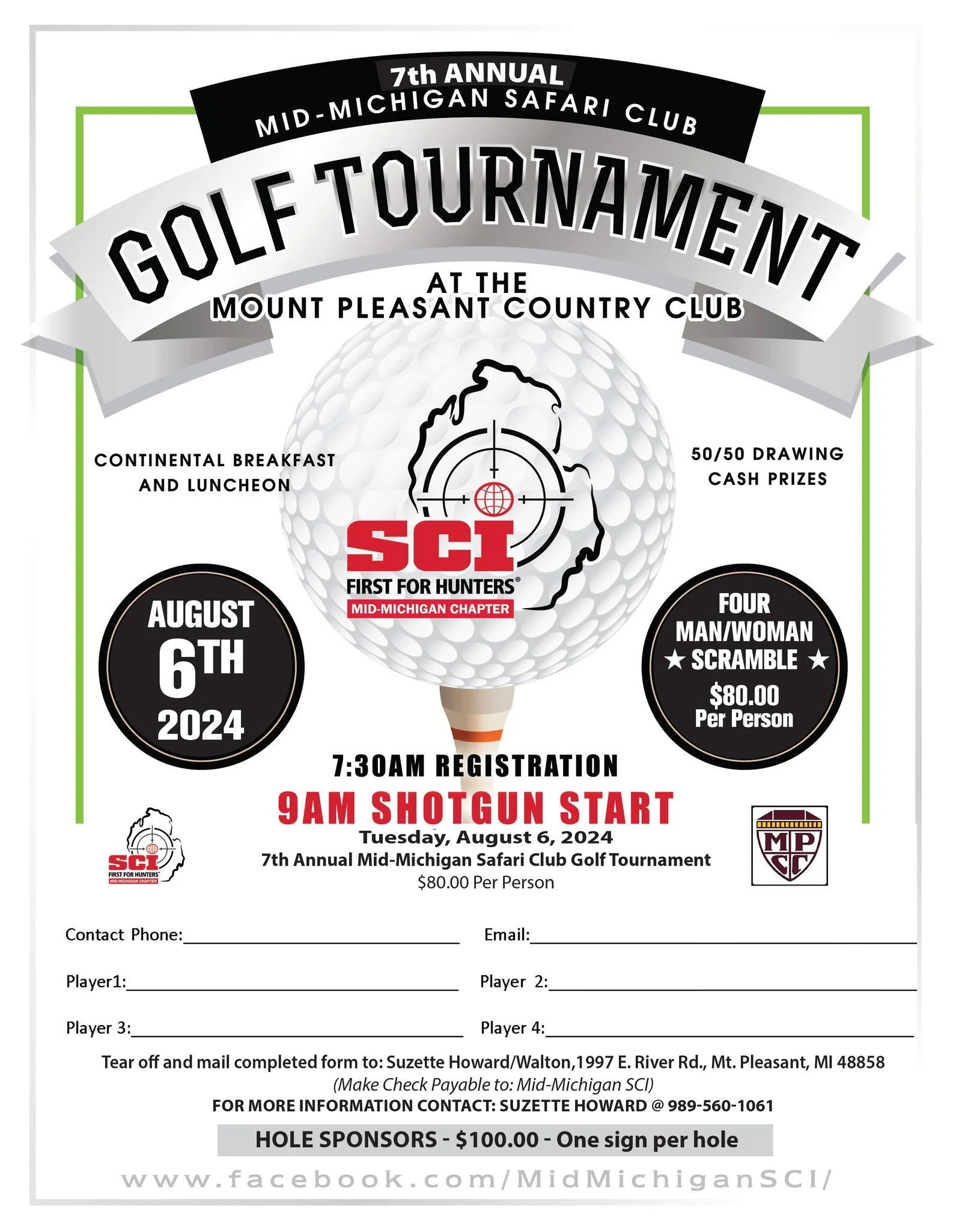 Happy 4th of July everyone!! Can't believe it's already July!! That means our annual golf tournament is right around the corner... See the flyer attached and get registered soon if you haven't already!!