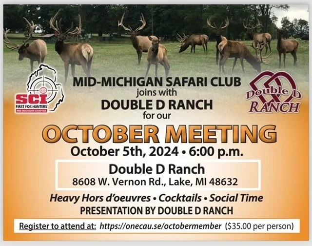Last Chance to Pre-Register Oct 5th Membership Meeting