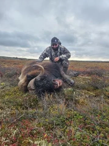 Don with musk ox.JPG