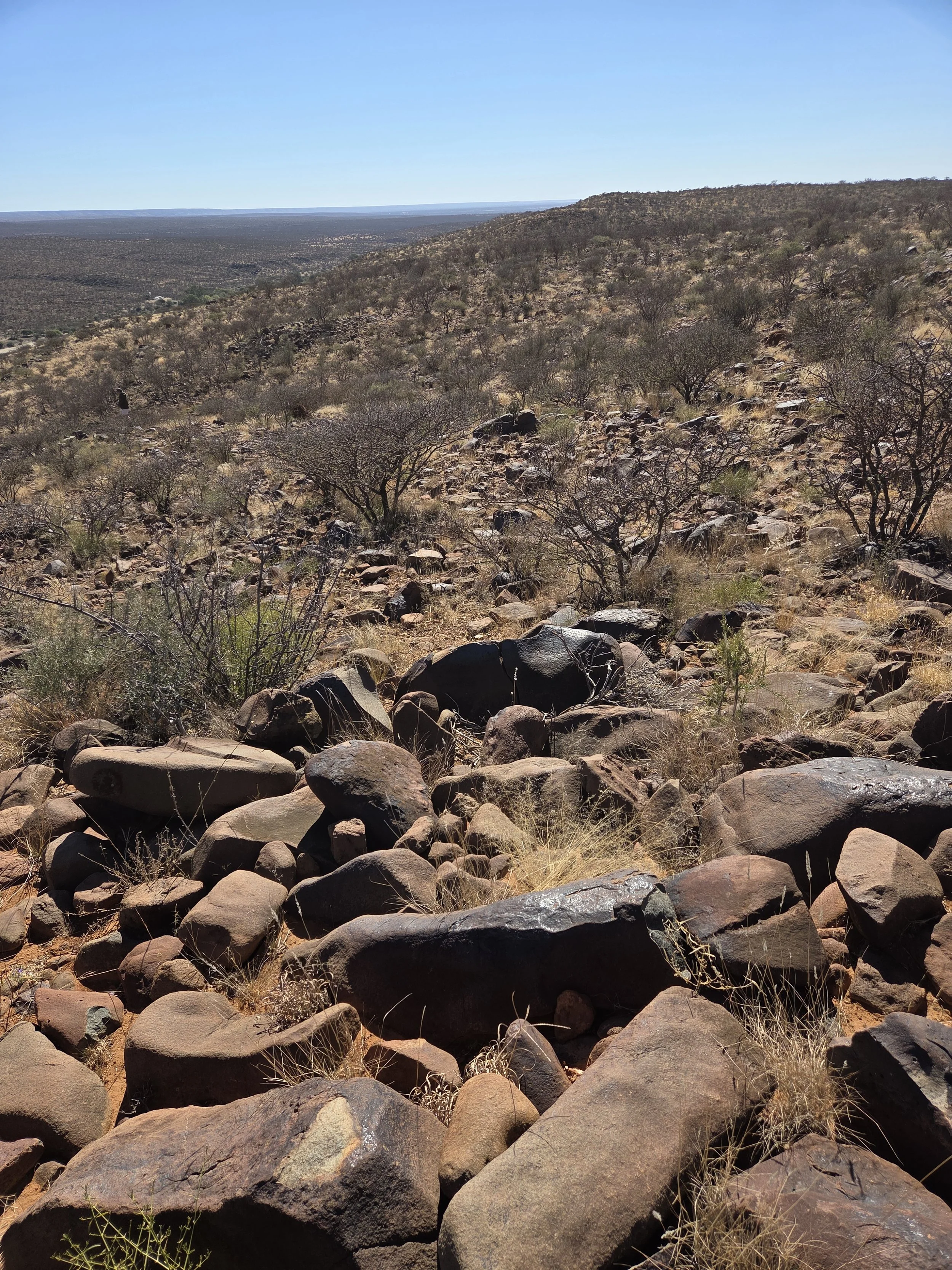 The rocky kopies Tony and Pieter had to look through to find a babary sheep.jpg