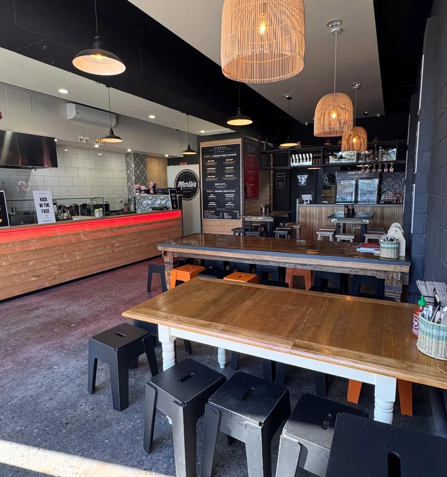 Park your good-self here for dinner Friday and Saturday evenings! It&rsquo;s all good food and good vibes, a few ice cold margaritas, beer and wines thrown in for good measure. 

Book yourself and your crew a seat via our website or google. We also d
