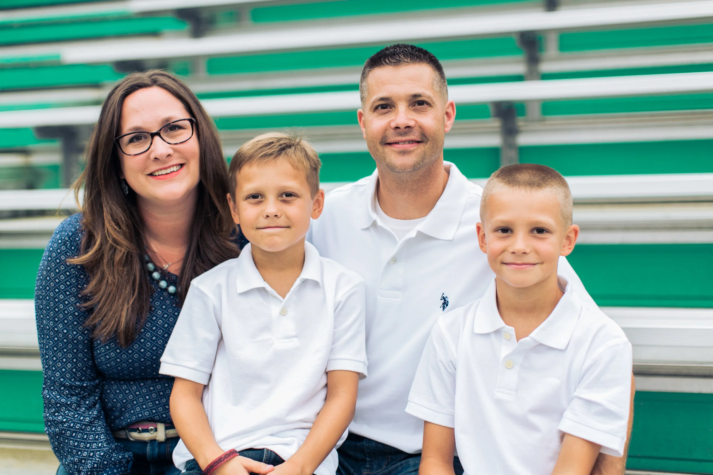 Whole Family on Bleachers.jpg