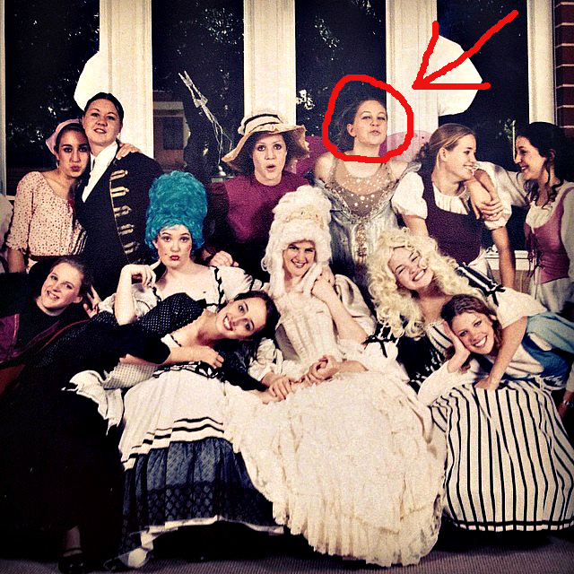The cast of Cinderella, 17 years of age... 