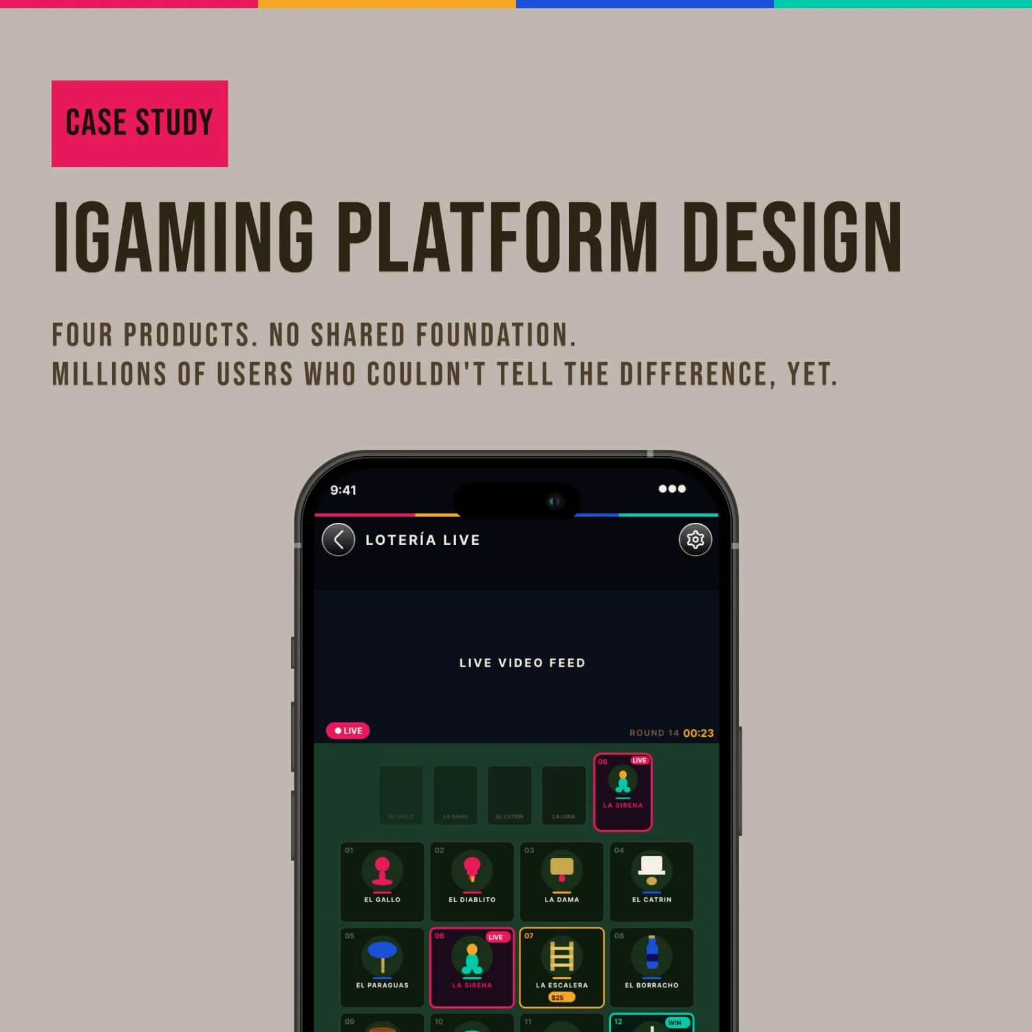iGaming Platform - Design Leadership