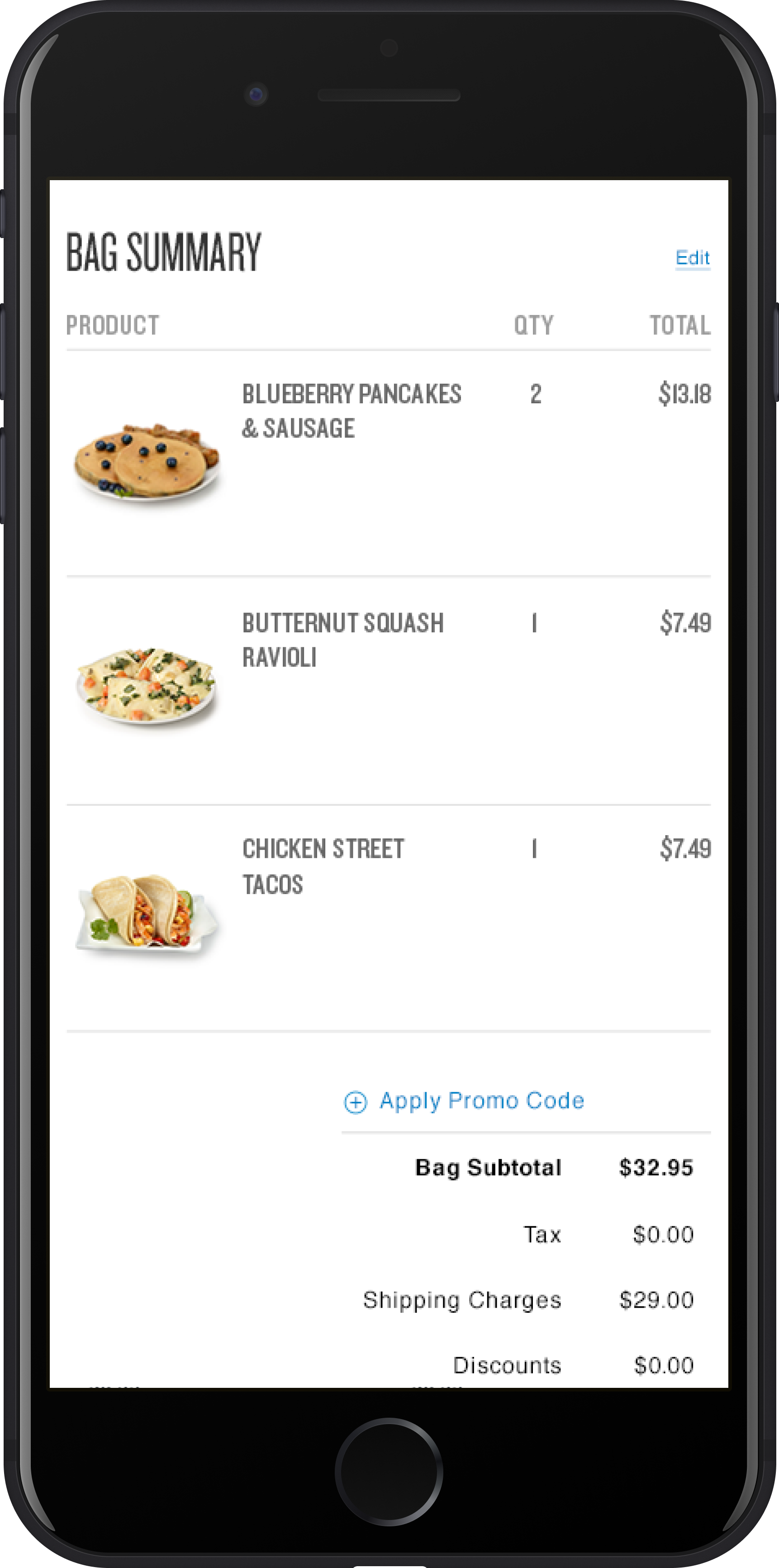 Jenny-Craig--eCommerce--Mobile--Bag-Summary.png