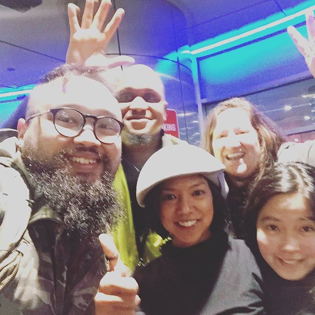We will miss you @martidesu and @akieyano! Thanks for being such amazing, fun folk with ace film skillz and ❤️💪🏾👍🏾! + shout out to cool airport guy...