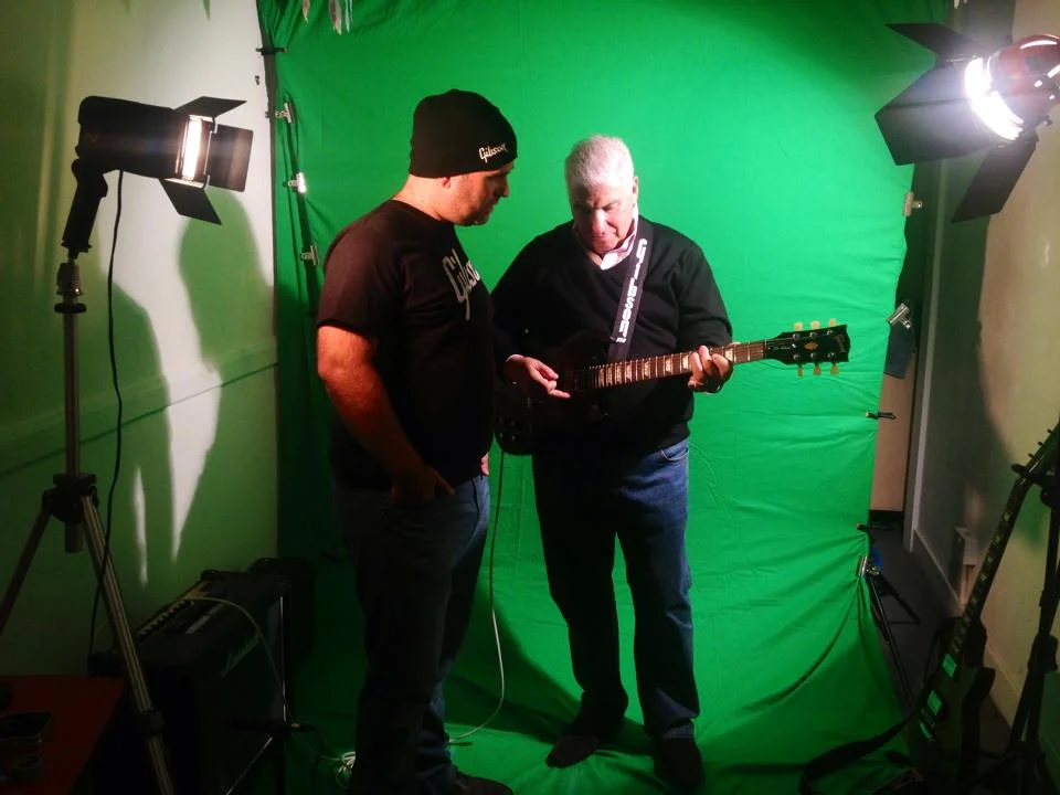 Teaching Mitch Winehouse to play Amy's song, Back to Black in Camden, London