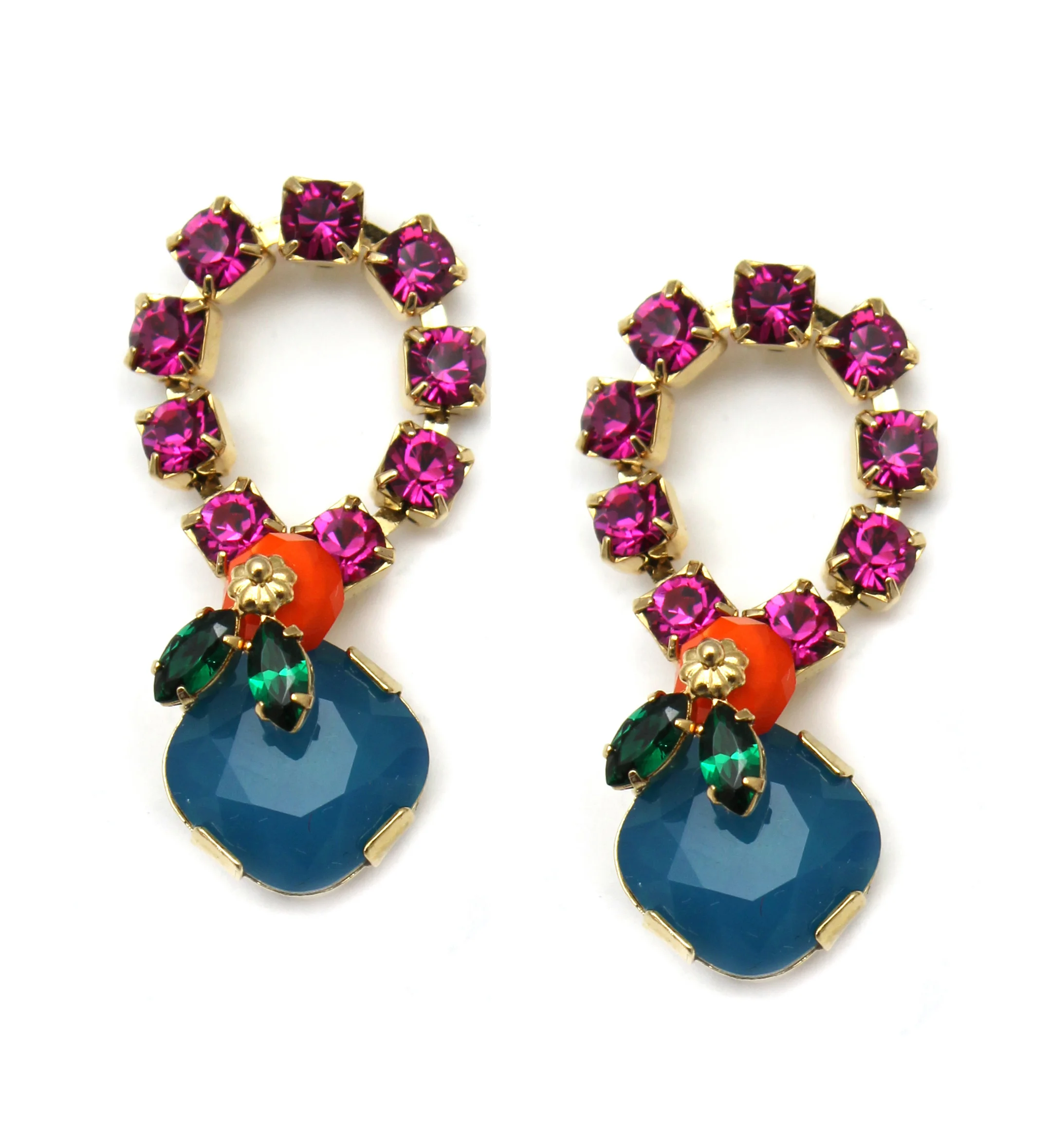 165PB Botanical Loop Earrings - PinkBlue.jpg