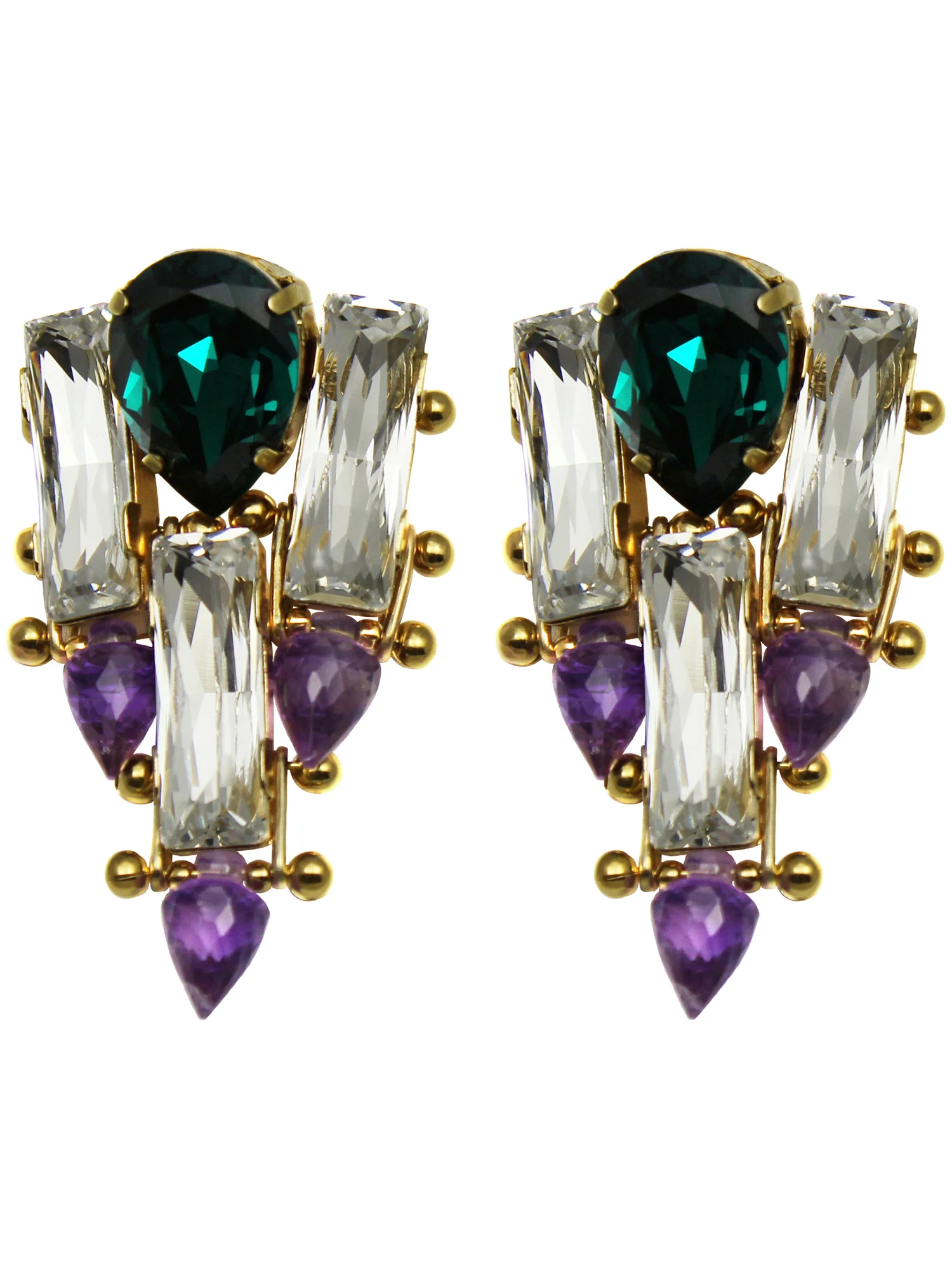 131CP - Triple Spike Earrings (CrystalPurple).jpg