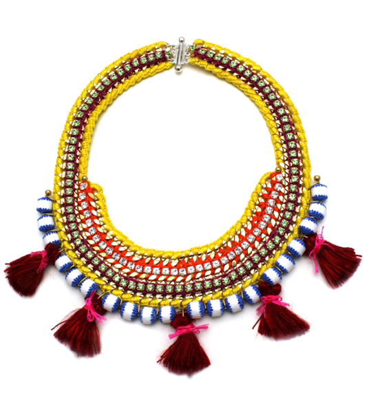 085 Red Tassel Tribal Necklace.jpg