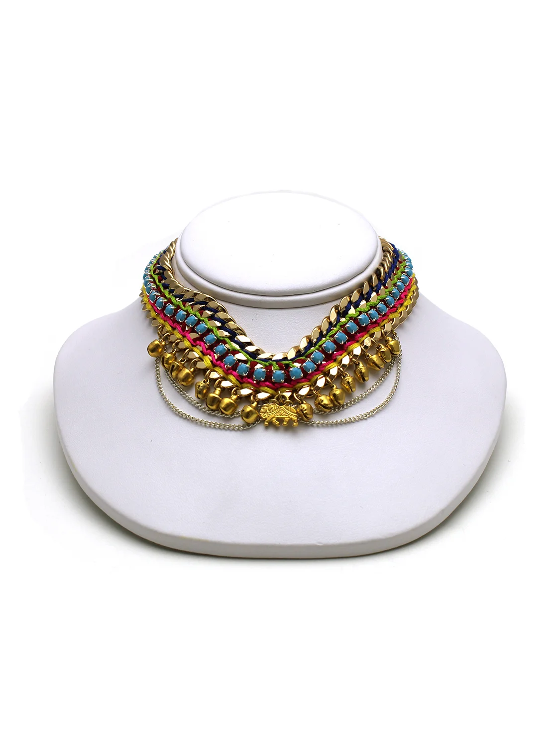 087 Turquoise Multicolour Choker.jpg