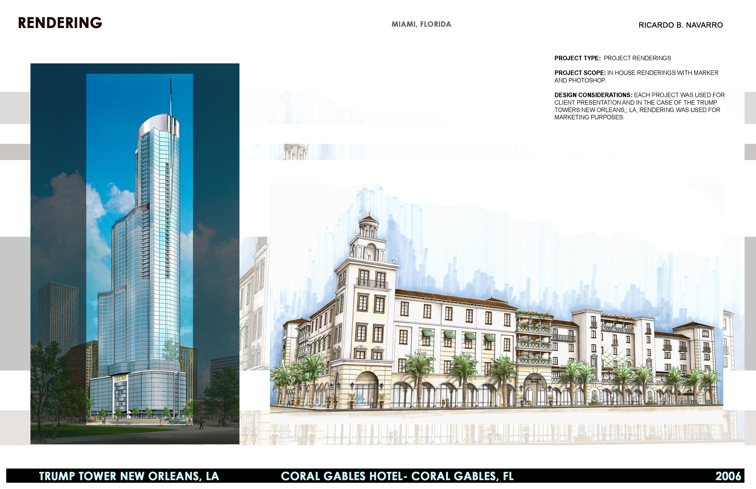 Photoshop and Marker Renderings