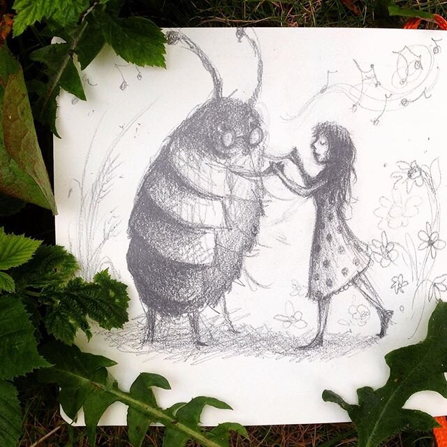 #dancewithawoodlouse ❤️
.
.
#illustration 
#pencilsketch 
#sketchbookwork
#woodlouse