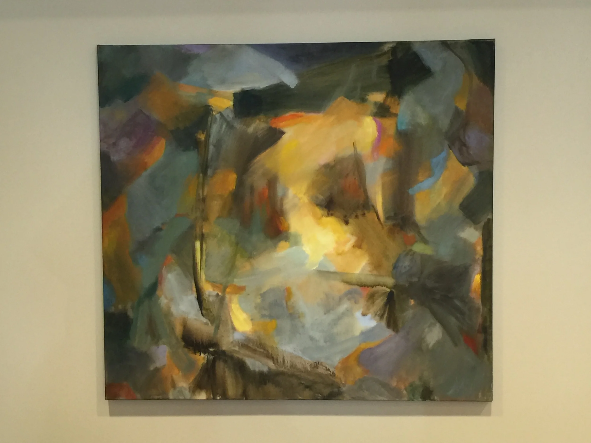 Photo of a painting by Kendal resident Ann Holloway selected by CAFA for the main lobby