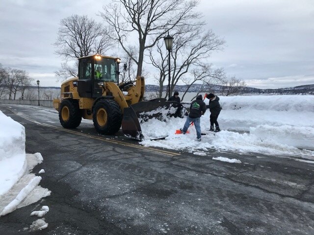 Clearing the Wall of Snow