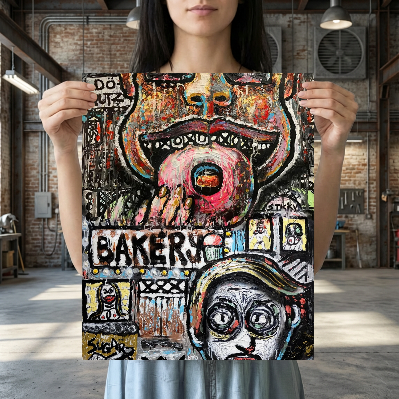 DONUT BAKERY 16x20