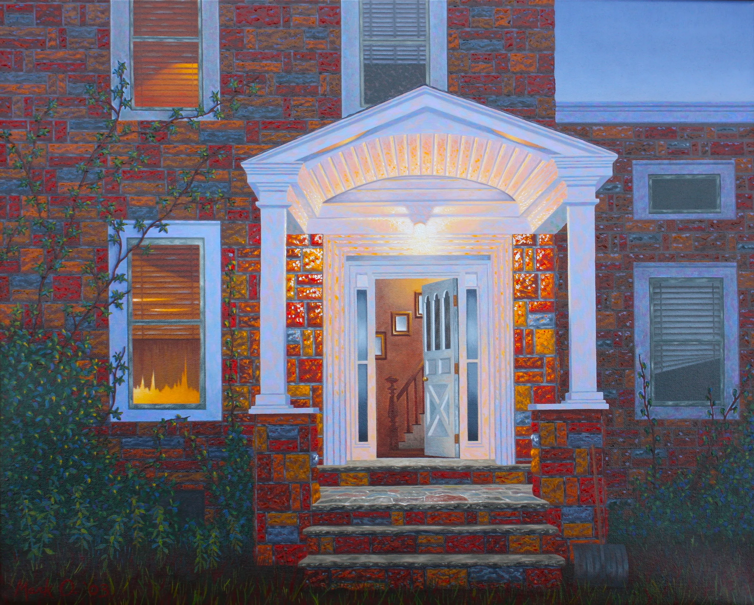 DOORWAY AT TWILIGHT - FAIR LAWN, NJ