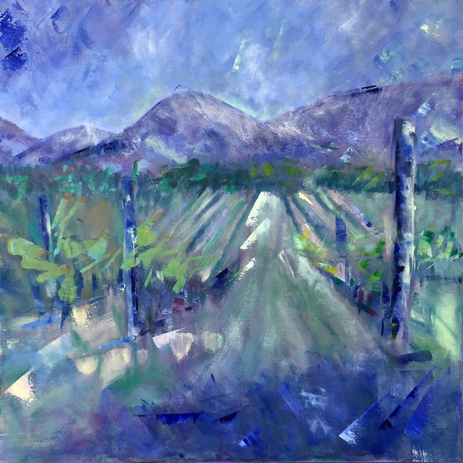 Infanzia, Colli Euganei – 70x70 cm, Acrilico su Tela