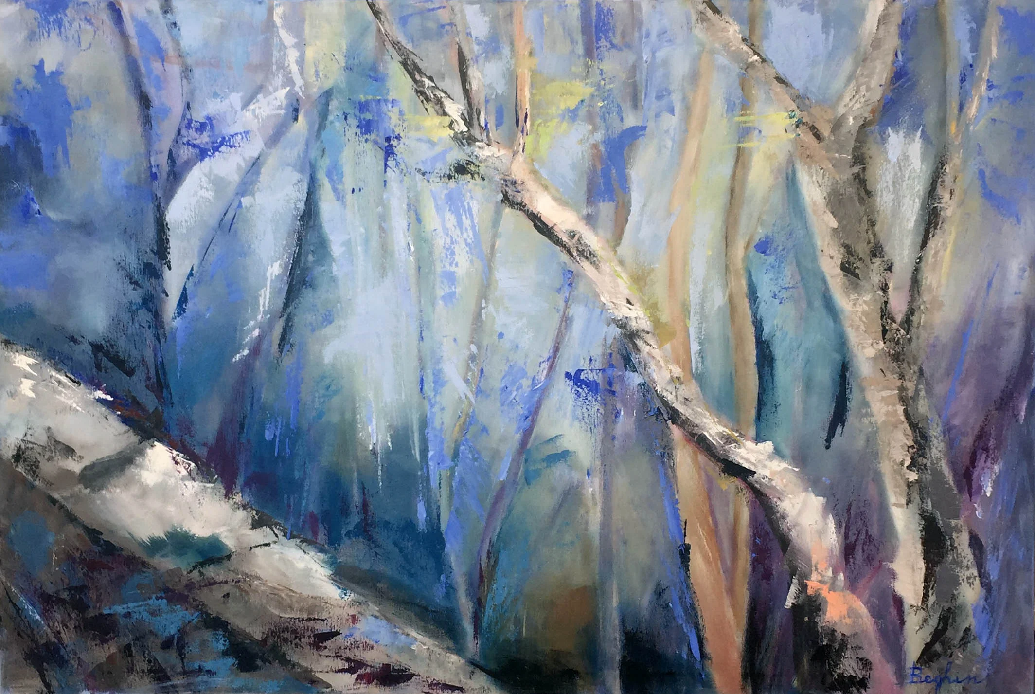 Tenerezza, 2018, 80x120 cm, tecnica mista su tela