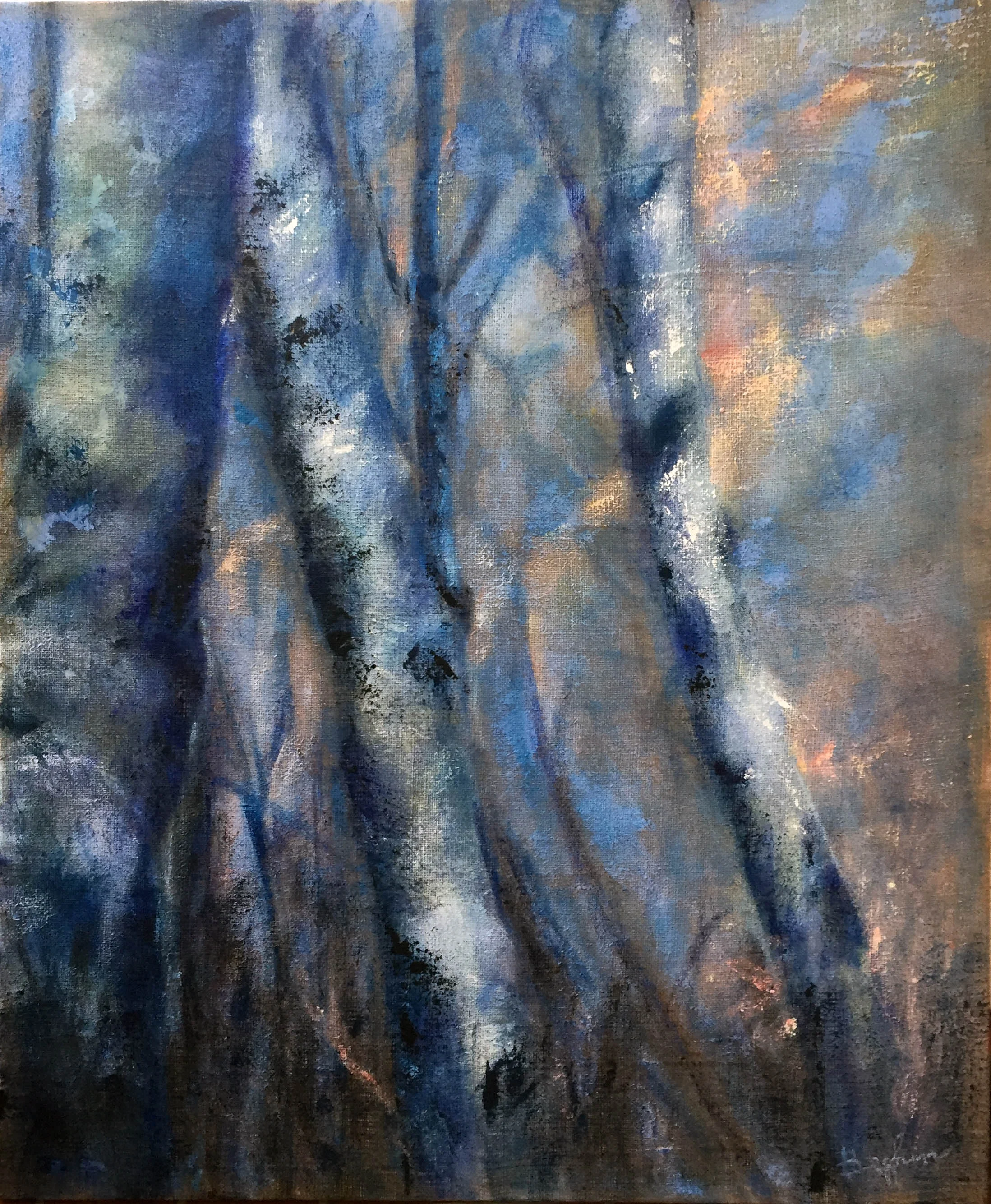 2018, 120x100cm, acrilico su iuta