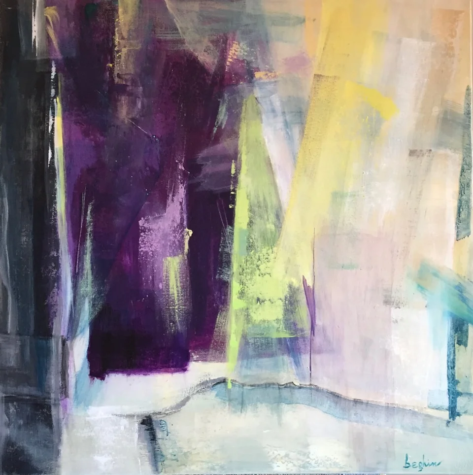 ILLUSIONE, 2018, 80x80 cm, acrilico su tela