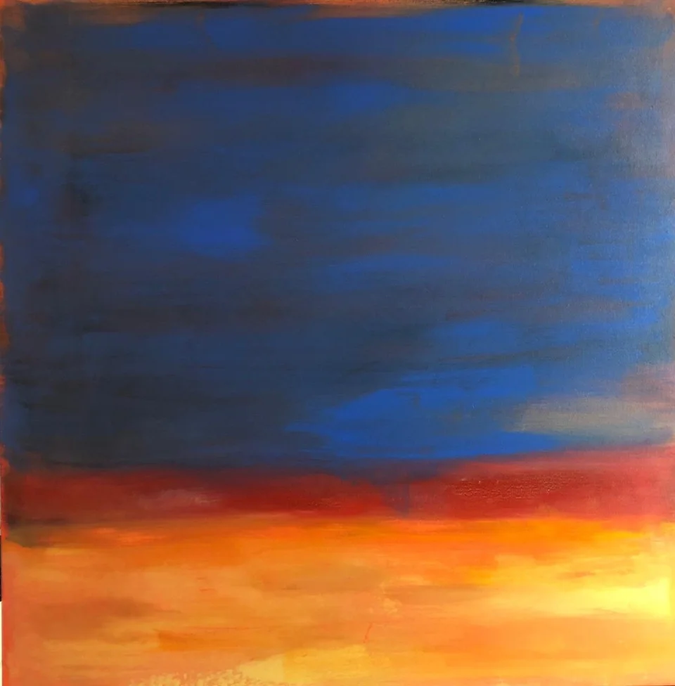 Intensità, 2019, 80 x 80 cm, acrilico su tela