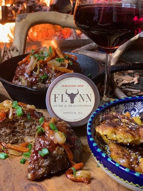 Jamaican Jerk Rub Meatloaf with Plantain