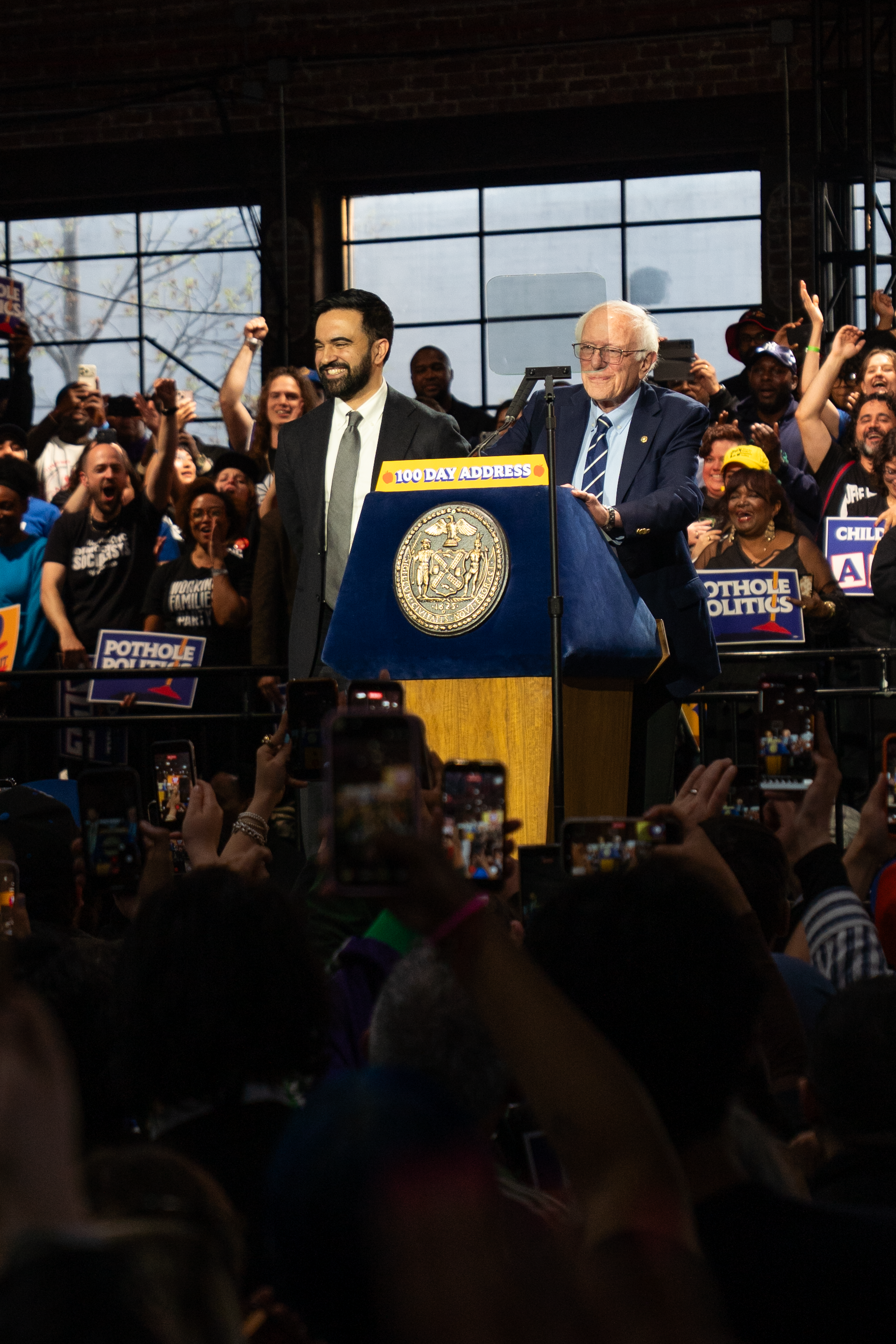 Zohran Mamdani & Bernie Sanders