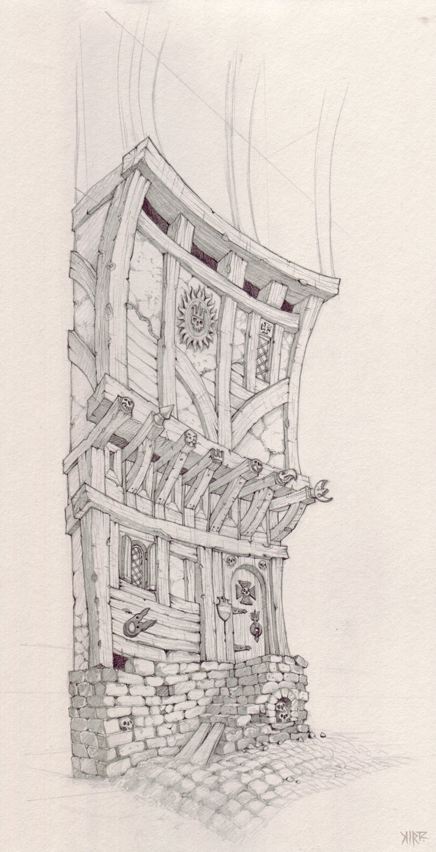 Jonathan Kirtz - Warhammer Online - Altdorf Facade Detail.png