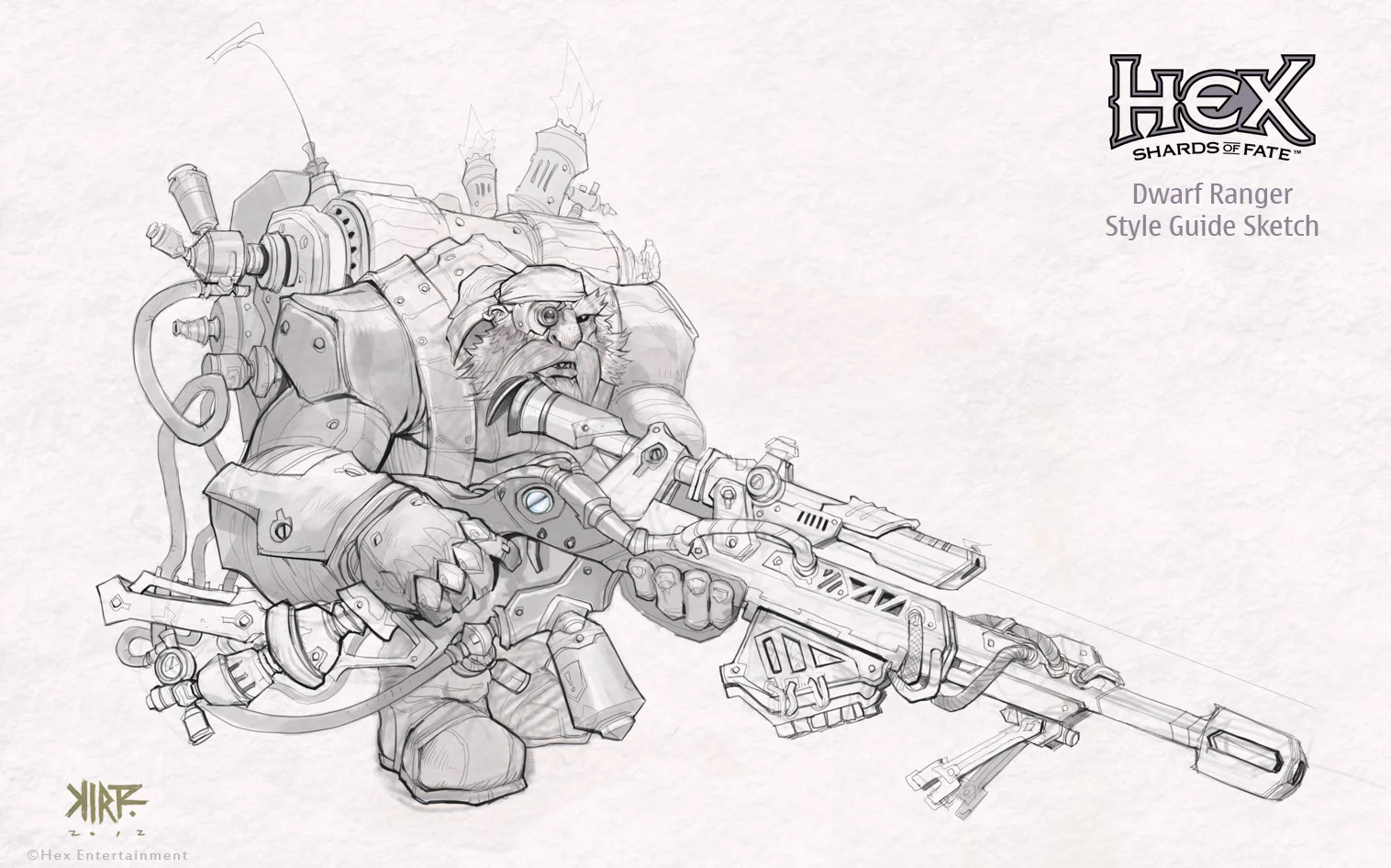 Dwarf Ranger, Hex: Shards of Fate, Cryptozoic Entertainment, 2012