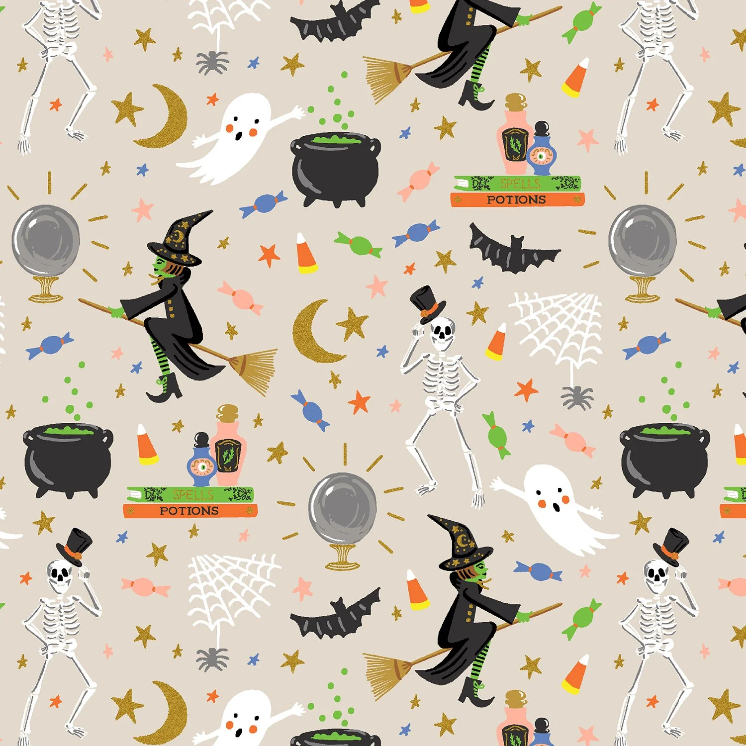 Halloween Party Linen-Halloween III by Rifle Paper Co.