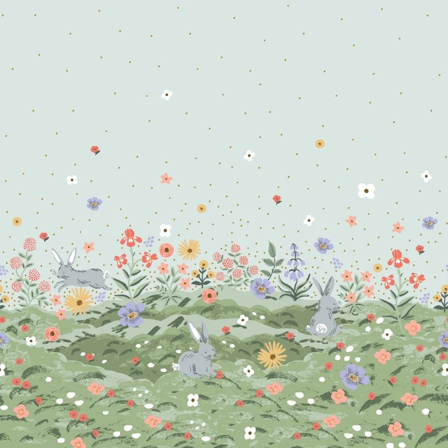 Spring Meadow Green -Easter II by Rifle Paper Co.