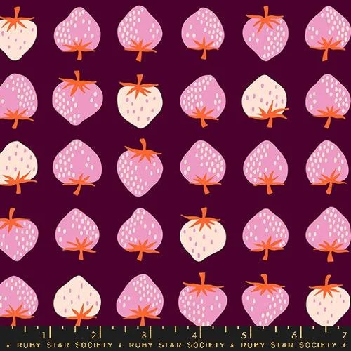 Strawberry Deep Plum - Strawberry by Kim Kight and Ruby Star Society