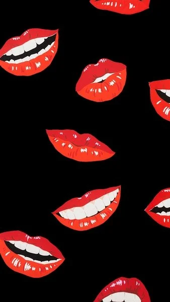 Girl Talk Black- Nicoles Prints by Alexander Henry