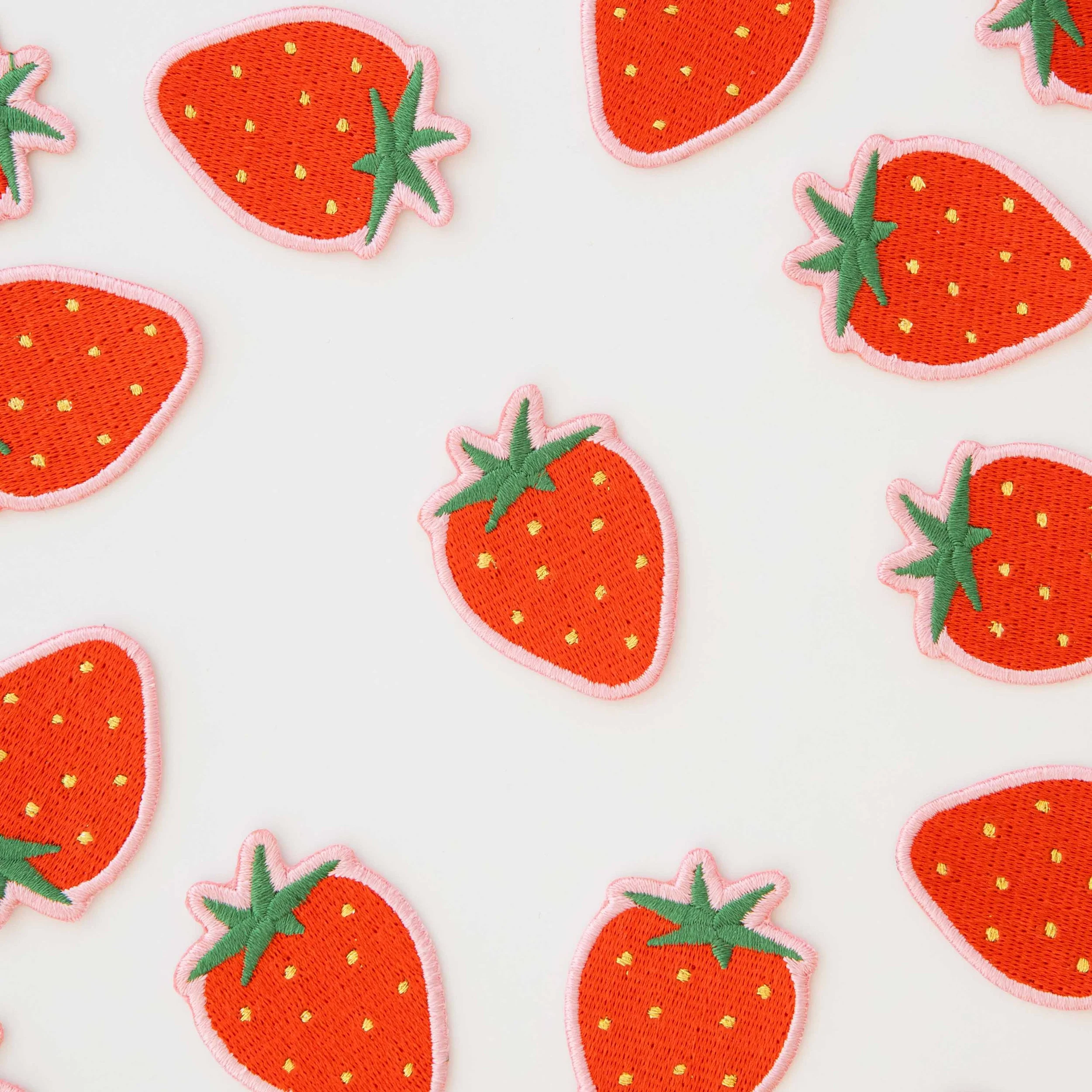Strawberry Iron-On Patch by Sarah Hearts