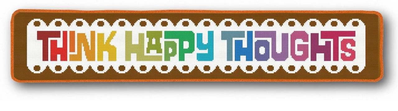 Think Happy Thoughts Needlepoint Kit