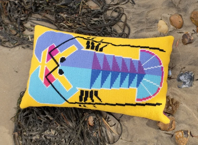 Felicity the Lobster Counted Cross Stitch Kit-Emily Peacock