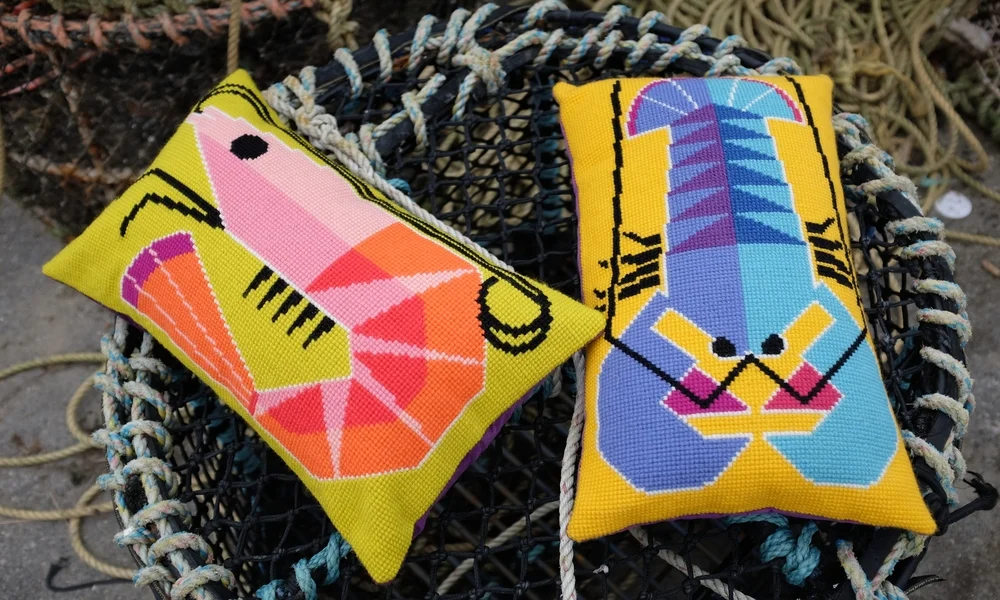 Felicity the lobster and Erica the prawn- Get them from The Crafty Mastermind