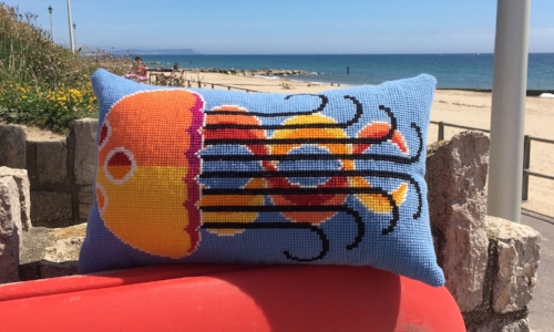 Rebecca the Jellyfish Counted Cross Stitch Kit- Emily Peacock