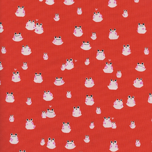 Frogs in Red - Front Yard by Sarah Watts