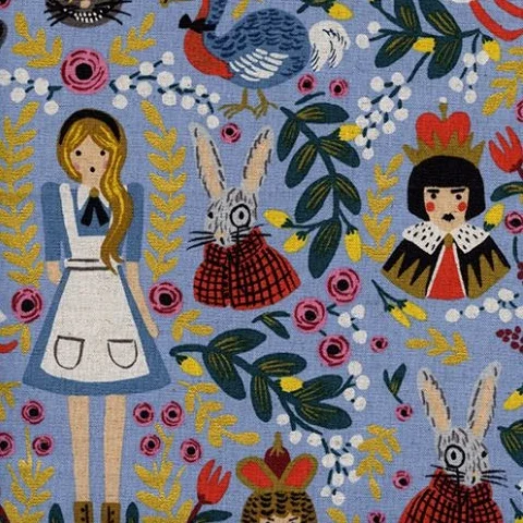 Wonderland in Light Blue CANVAS-English Garden Rifle Paper Co.