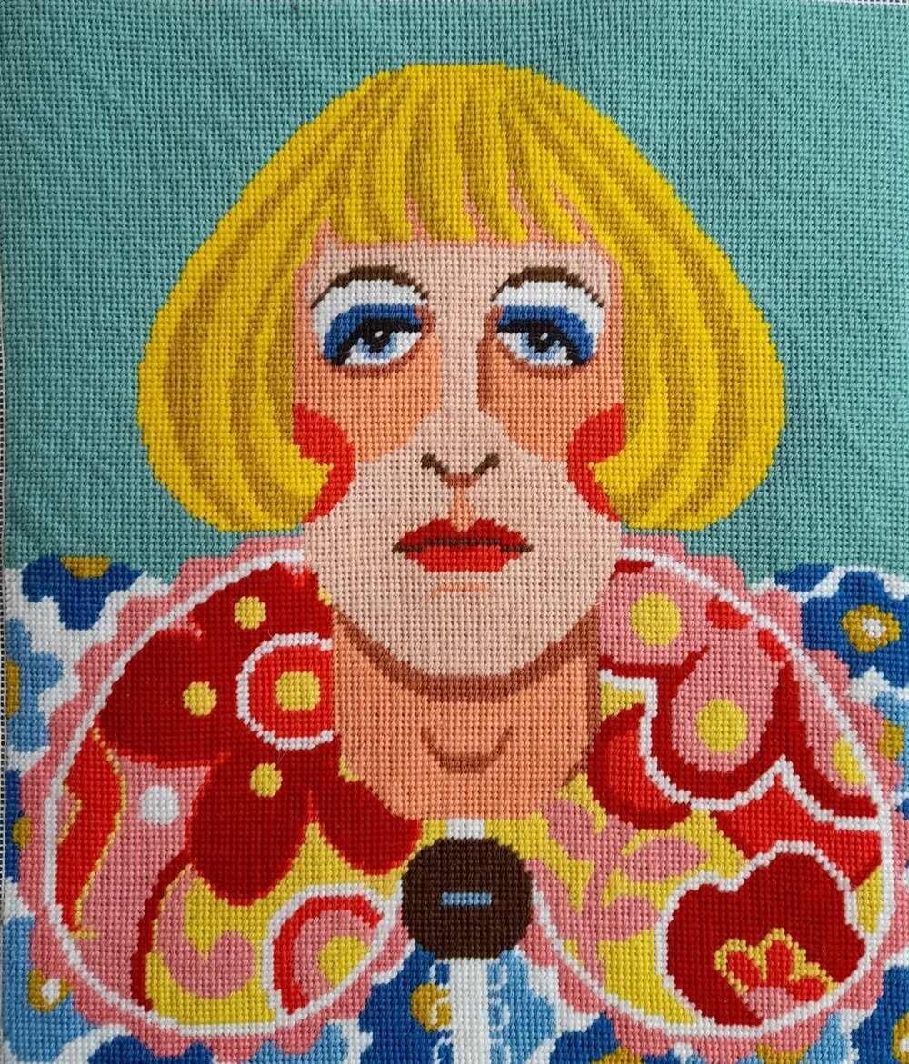Grayson Perry Printed Canvas Needlepoint Kit -Emily Peacock (Copy)