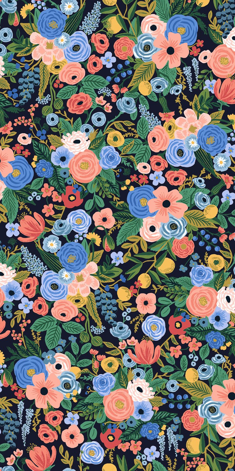 Petite Garden Party Navy RAYON- Wildwood by Rifle Paper Co. — The Crafty  Mastermind