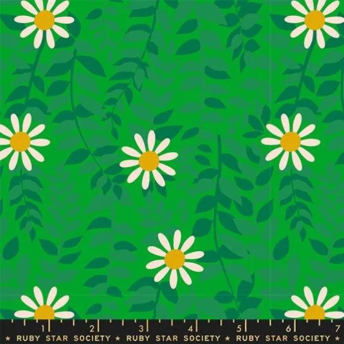 Field of Flowers Verdant -Flowerland by Melody Miller