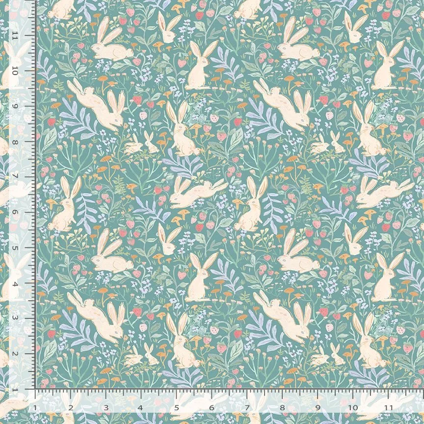 Field Bunnies Brook- Strawberry Jam by Clara Jean