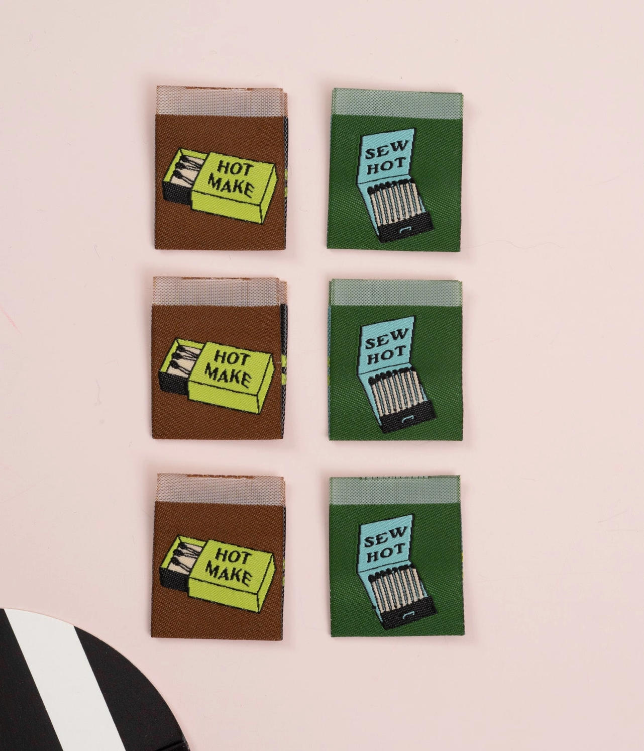 Matches Square Labels- Matchy Matchy Sewing Club
