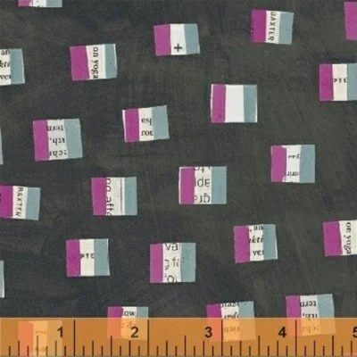 French Flags Charcoal-Wonder by Carrie Bloomston
