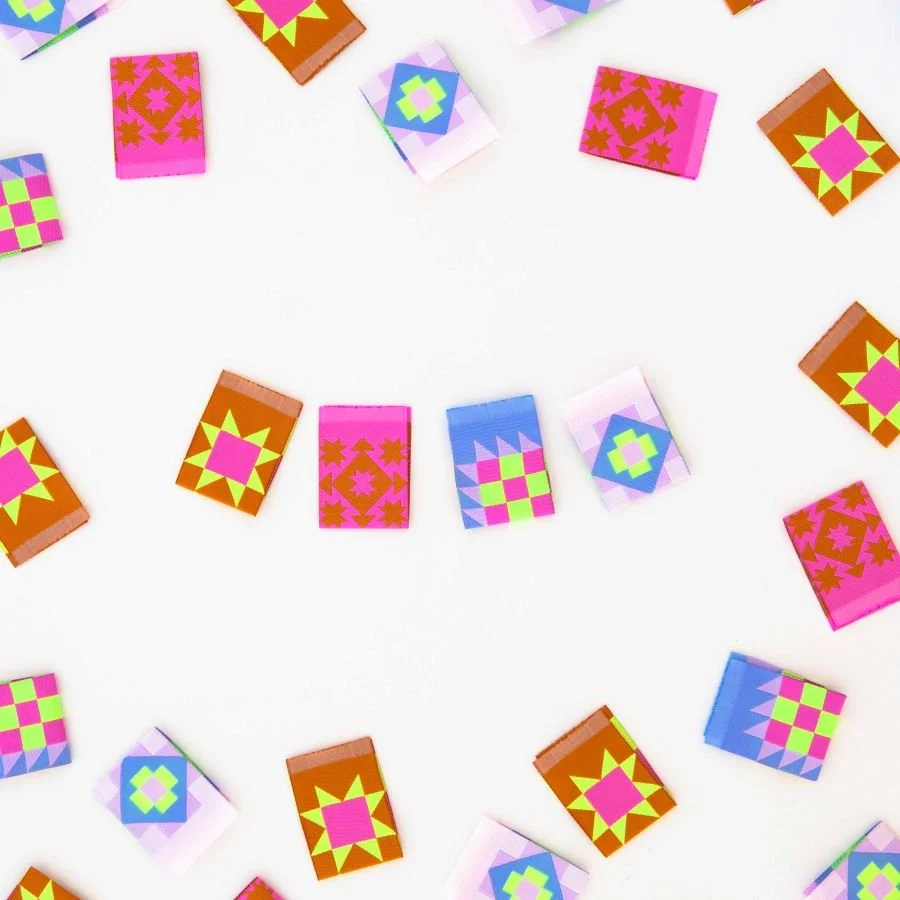 Then Came June Quilt Block Sewing Labels -Sarah Hearts