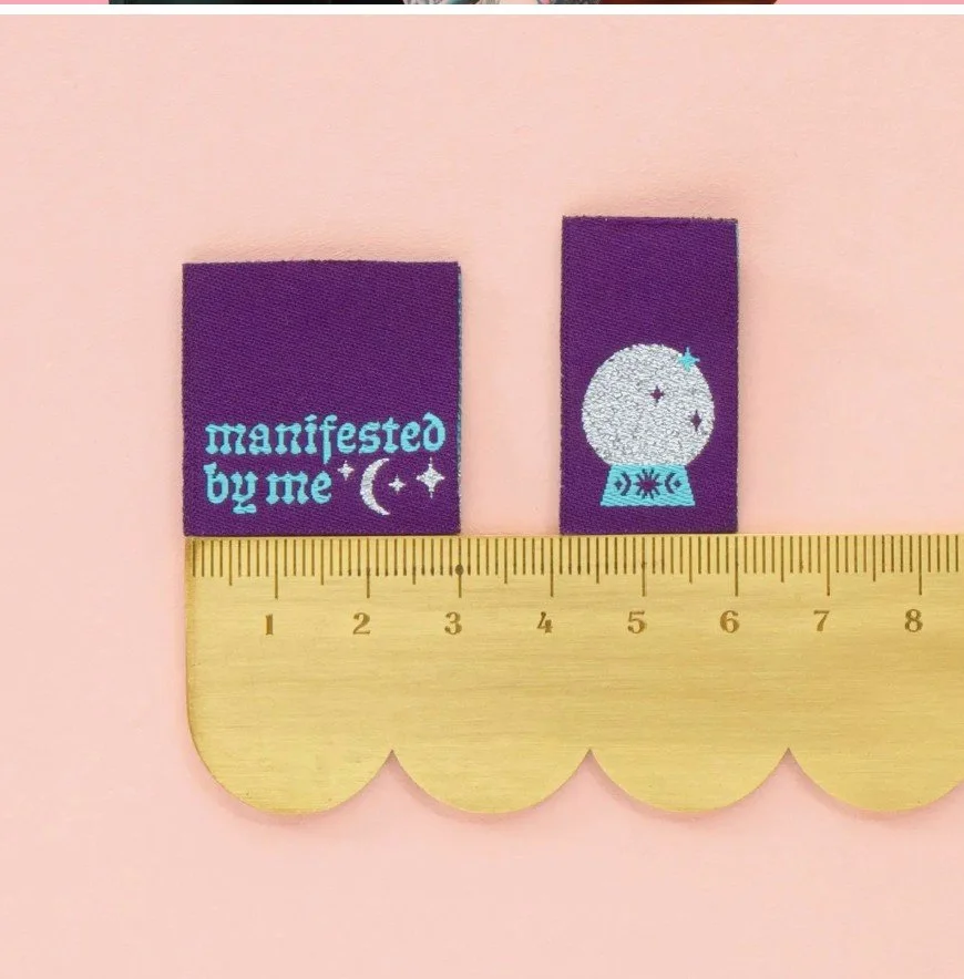 Manifested By Me Sewing Label- Sarah Hearts